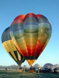 G-BUWY hot air balloon, a Cameron V-77, added to the archive 7 September 2026. Photograph by Balloon Spotters Archive
