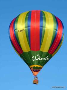 G-BUYC hot air balloon, a Cameron C-80, added to the archive 7 September 2026. Photograph by Balloon Spotters Archive
