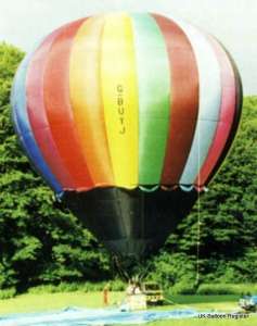 G-BUYJ hot air balloon, a Lindstrand Balloons LBL 105A, added to the archive 7 September 2026. Photograph by Balloon Spotters Archive