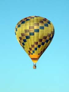 G-BUYO hot air balloon, a Thunder AND Colt Colt 77A, added to the archive 7 September 2026. Photograph by Balloon Spotters Archive