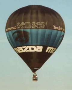 G-BUZJ hot air balloon, a Lindstrand Balloons LBL 105A, added to the archive 7 September 2026. Photograph by G Bann