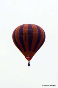 G-BVAO hot air balloon, added to the archive 27 August 2026. Photograph by Kevin Boon