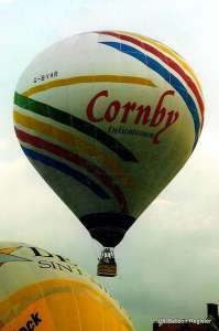 G-BVAR hot air balloon, added to the archive 27 August 2026. Photograph by C Deyaert