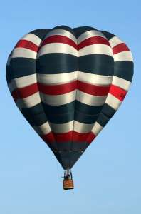 G-BVBU hot air balloon, a Cameron V-77, added to the archive 7 September 2026. Photograph by G Bann