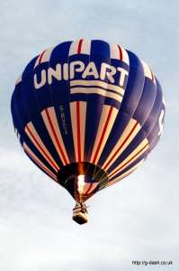 G-BVCA hot air balloon, added to the archive 27 August 2026. Photograph by Mike Clarke