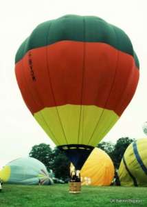 G-BVDM hot air balloon, a Cameron C-60, added to the archive 7 September 2026. Photograph by Balloon Spotters Archive