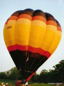 G-BVDR hot air balloon, a Cameron O-77, added to the archive 7 September 2026. Photograph by Graham Duke