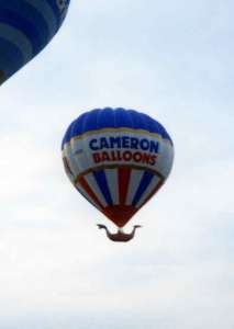 G-BVDV hot air balloon, a Cameron A-120, added to the archive 7 September 2026. Photograph by Balloon Spotters Archive