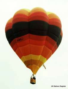 G-BVEJ hot air balloon, a Cameron V-90, added to the archive 7 September 2026. Photograph by Balloon Spotters Archive