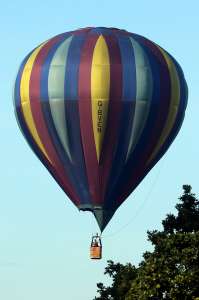 G-BVEN hot air balloon, a Cameron C-80, added to the archive 7 September 2026. Photograph by G Bann