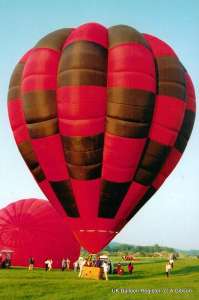 G-BVEU hot air balloon, added to the archive 27 August 2026. Photograph by A Gibson