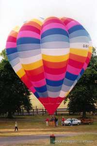 G-BVFP hot air balloon, added to the archive 27 August 2026. Photograph by A Gibson