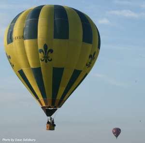 G-BVGB hot air balloon, a Thunder AX8-105 S2, added to the archive 7 September 2026. Photograph by Dave Salisbury