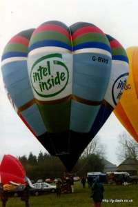G-BVHK hot air balloon, a Cameron V-77, added to the archive 7 September 2026. Photograph by Graham Duke