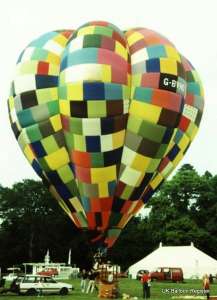 G-BVHO hot air balloon, a Cameron V-90, added to the archive 7 September 2026. Photograph by Balloon Spotters Archive