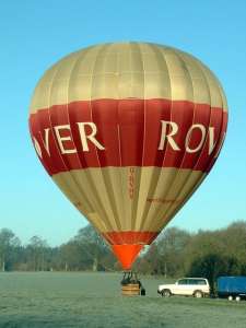 Rover hot air balloon G-BVHV, a Cameron N-105, added to the archive 7 September 2026. Photograph by Balloon Spotters Archive