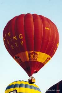 G-BVIG hot air balloon, added to the archive 27 August 2026. Photograph by Mike Clarke