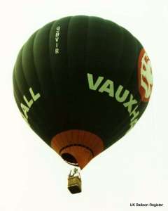 G-BVIR hot air balloon, a Lindstrand Balloons LBL 69A, added to the archive 7 September 2026. Photograph by Balloon Spotters Archive