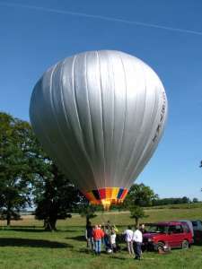 G-BVKX hot air balloon, a Thunder AND Colt Colt 14A, added to the archive 7 September 2026. Photograph by Balloon Spotters Archive