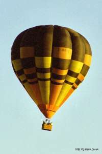 G-BVKZ hot air balloon, added to the archive 27 August 2026. Photograph by Mike Clarke
