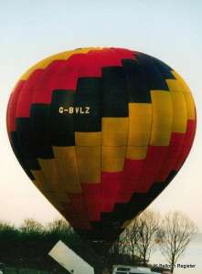 G-BVLZ hot air balloon, a Lindstrand Balloons LBL 120A, added to the archive 7 September 2026. Photograph by Graham Duke