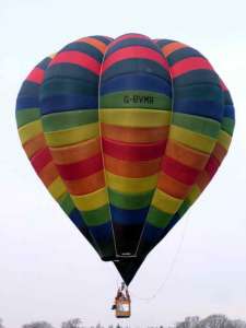 G-BVMR hot air balloon, a Cameron V-90, added to the archive 7 September 2026. Photograph by Balloon Spotters Archive