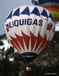 G-BVNR hot air balloon, a Cameron N-105, added to the archive 7 September 2026. Photograph by Balloon Spotters Archive