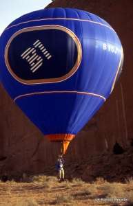 G-BVOJ hot air balloon, added to the archive 27 August 2026. Photograph by Ernie Hartt