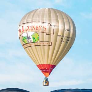 G-BVOP hot air balloon, a Cameron N-90