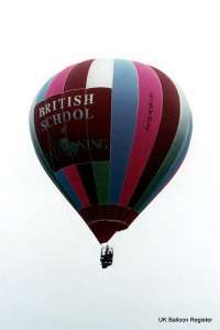 G-BVOZ hot air balloon, added to the archive 27 August 2026. Photograph by Mike Clarke