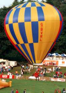 G-BVRL hot air balloon, added to the archive 27 August 2026. Photograph by Bill Teasdale