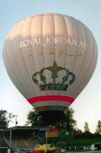 G-BVRO hot air balloon, added to the archive 27 August 2026. Photograph by A Gibson