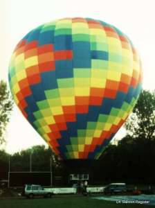 G-BVSR hot air balloon, a Thunder AND Colt Colt 210A, added to the archive 7 September 2026. Photograph by Balloon Spotters Archive