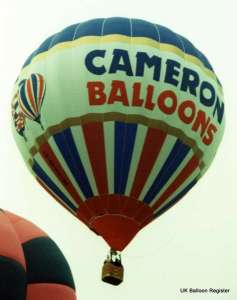 G-BVTN hot air balloon, a Cameron N-90, added to the archive 7 September 2026. Photograph by Balloon Spotters Archive