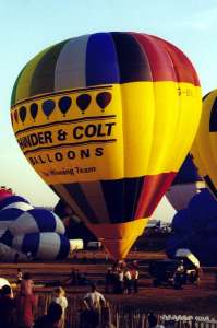 G-BVUC hot air balloon, added to the archive 27 August 2026. Photograph by Mike Clarke