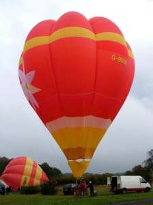 G-BVUH hot air balloon, a Thunder AX7-65B, added to the archive 7 September 2026. Photograph by Balloon Spotters Archive