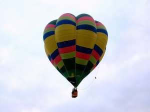 G-BVUK hot air balloon, a Cameron V-77, added to the archive 7 September 2026. Photograph by Balloon Spotters Archive