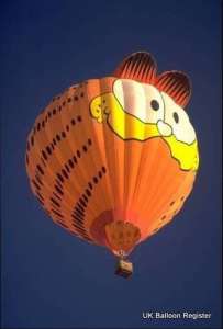 G-BVUS hot air balloon, a Lindstrand Balloons LBL 90A. Photograph by Balloon Spotters Archive