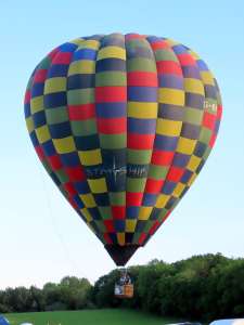 G-BVWB hot air balloon, a Thunder AX8-90 S2, added to the archive 7 September 2026. Photograph by G Bann