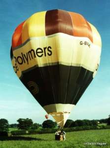 G-BVWE hot air balloon, a Cameron C-80, added to the archive 7 September 2026. Photograph by Balloon Spotters Archive