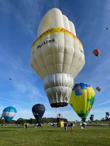 G-BVWI hot air balloon, a Cameron BULB-65, added to the archive 13 September 2026. Photograph by Cera168_