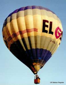 G-BVXP hot air balloon, a Cameron N-105, added to the archive 7 September 2026. Photograph by Graham Duke