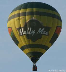 G-BVZT hot air balloon, a Lindstrand Balloons LBL 90A, added to the archive 7 September 2026. Photograph by Dave Salisbury