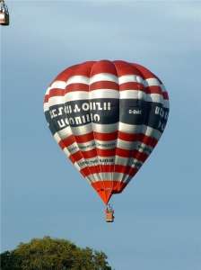 G-BWAG hot air balloon, a Cameron O-120, added to the archive 7 September 2026. Photograph by Balloon Spotters Archive