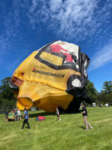 G-BWBH hot air balloon, a Cameron Balloons Thunder FORKLIFT-90, added to the archive 14 September 2026. Photograph by Cera168_