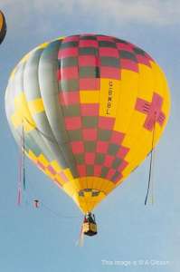 G-BWBL hot air balloon, added to the archive 27 August 2026. Photograph by A Gibson