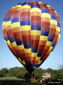 G-BWBR hot air balloon, a Cameron A-180, added to the archive 7 September 2026. Photograph by Mel Kirby