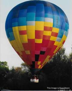 G-BWCL hot air balloon, added to the archive 27 August 2026. Photograph by A Gibson