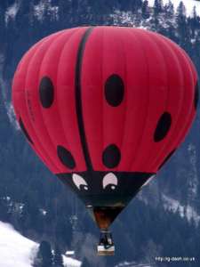 Ladybird hot air balloon G-BWDH, a Cameron N-105 (animals), added to the archive 7 September 2026. Photograph by Balloon Spotters Archive