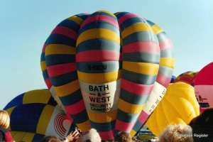 G-BWDU hot air balloon, added to the archive 27 August 2026. Photograph by G Duke